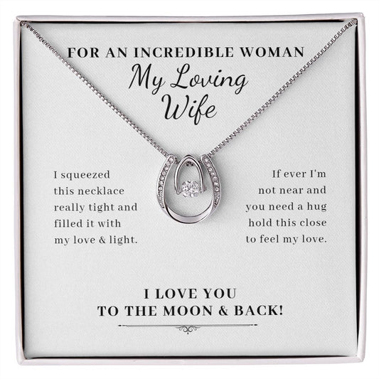 My Wife - To The Moon, Lucky In Love Necklace