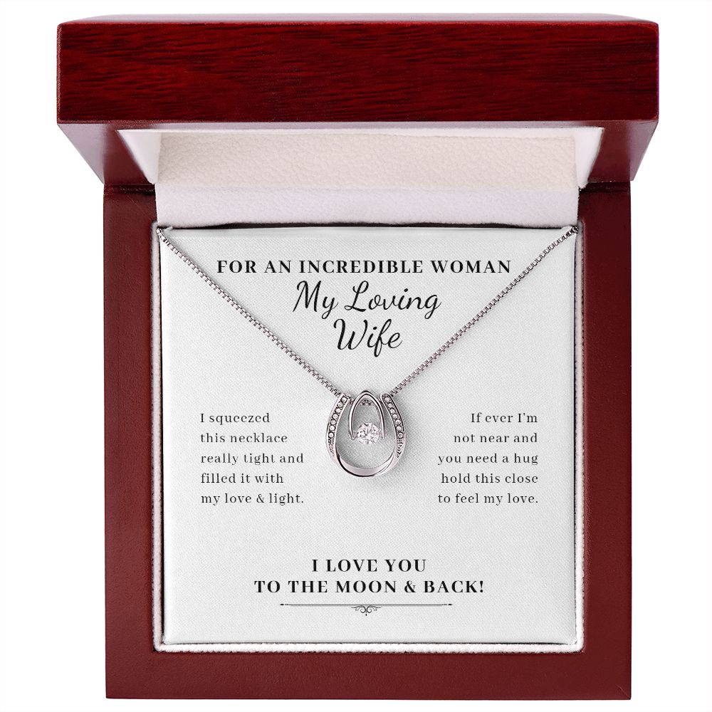 My Wife - To The Moon, Lucky In Love Necklace